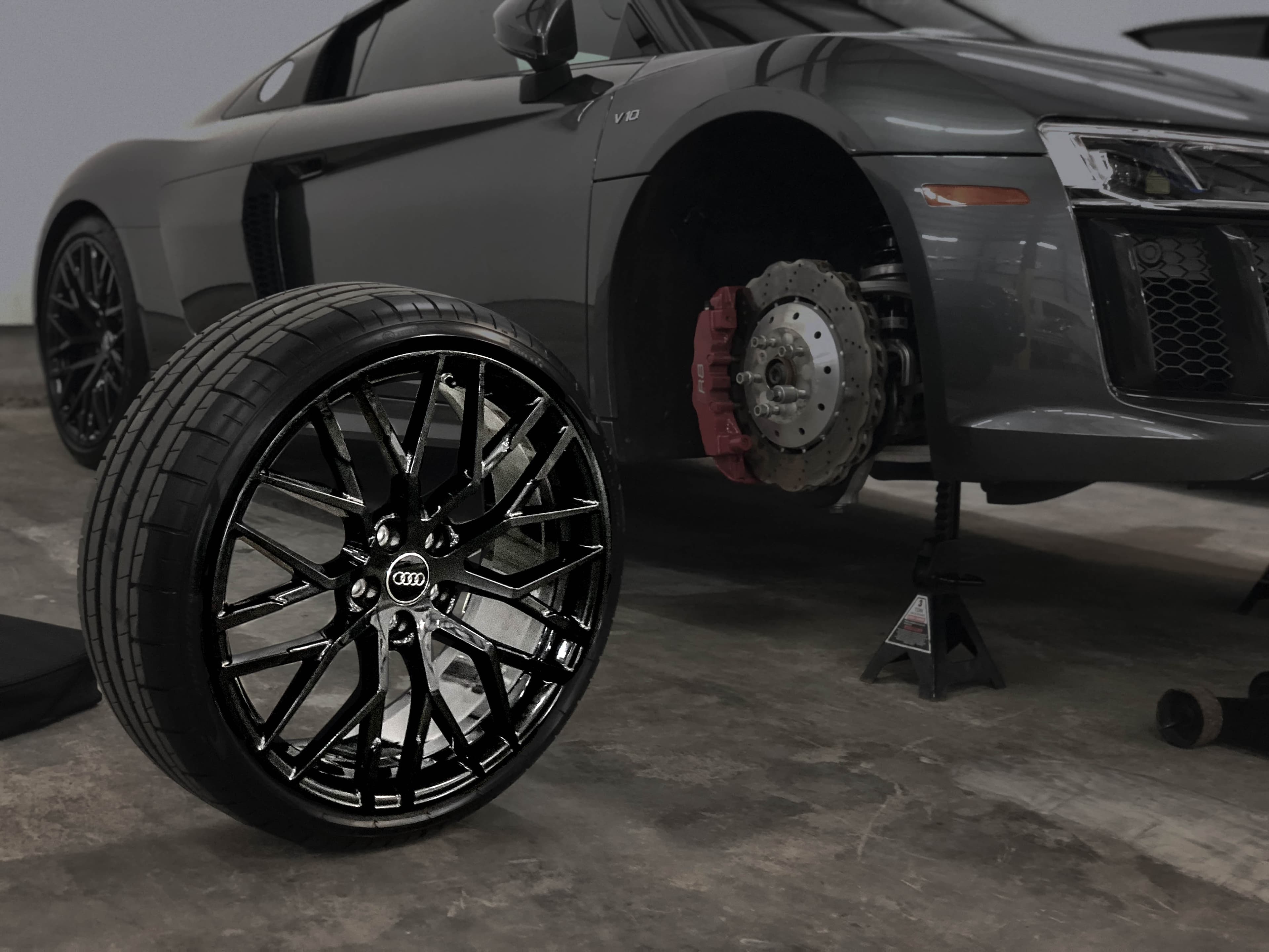 E&R wheel coating work